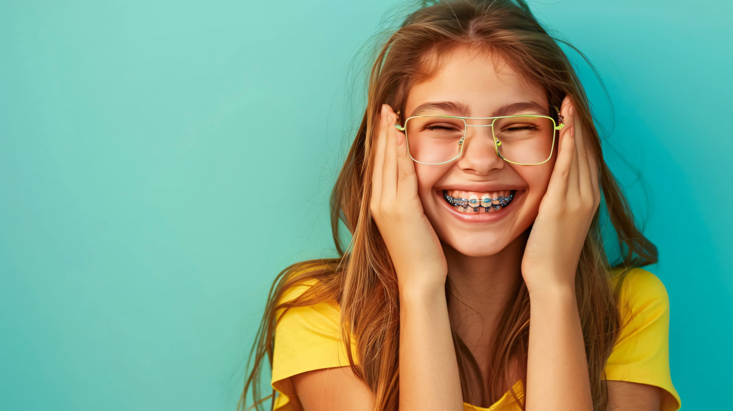 girl-wearing-glasses-yellow-shirt-is-smiling